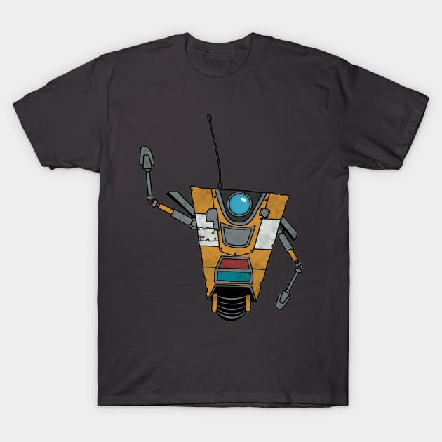 CL4P-TP - Borderlands T-Shirt by valentinahramov